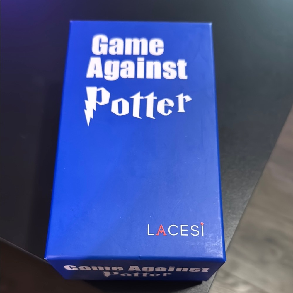 Blue Game Against Potter Card Game